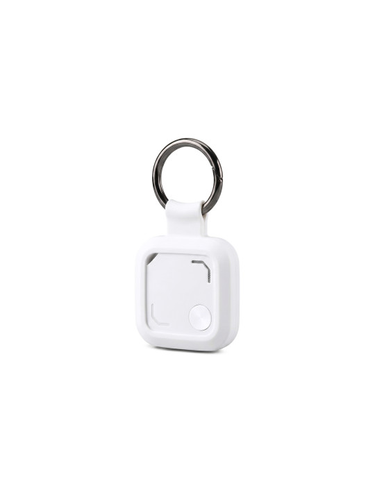 Porte-clés en silicone blanc BND549