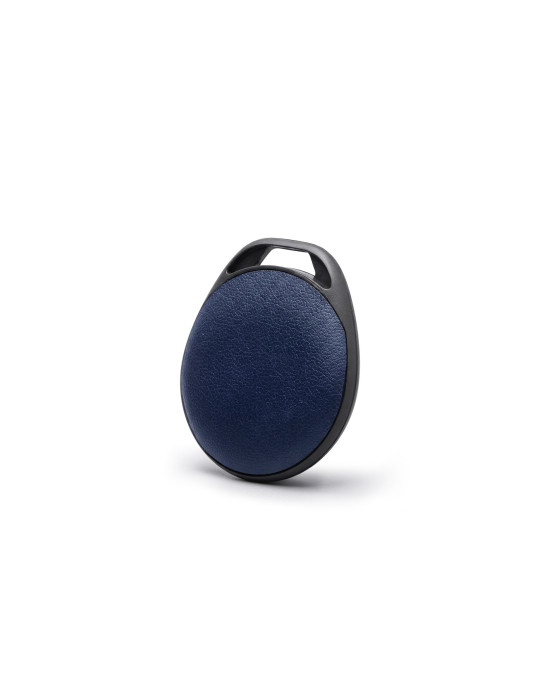 Porte-clés traceur BND554 personnalisable en PU recyclé – marine