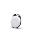 Porte-clés traceur BND554 personnalisable en PU recyclé – blanc
