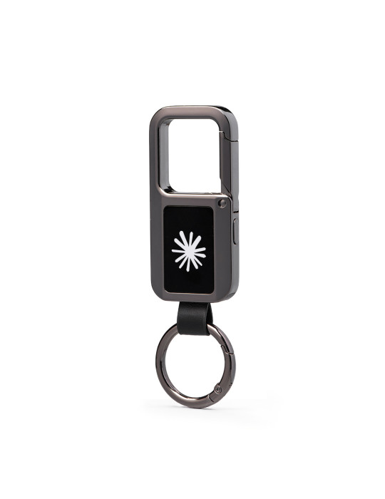 Traceur BND559 Apple et Android avec mousqueton – noir