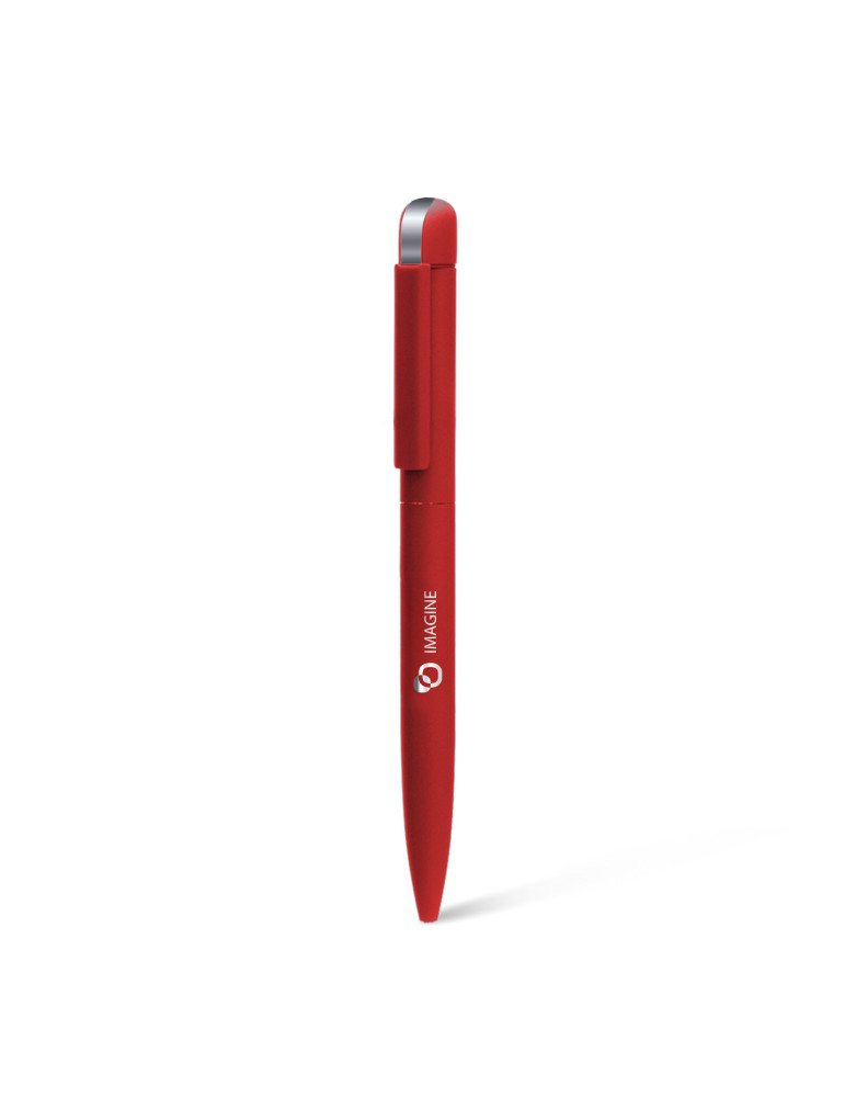FOLK - BND62 - Stylo à bille en acier inoxydable recyclé - Rouge…