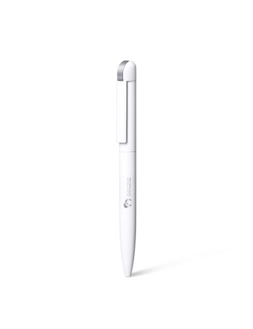 FOLK - BND62 - Stylo à bille en acier inoxydable recyclé - Blanc…