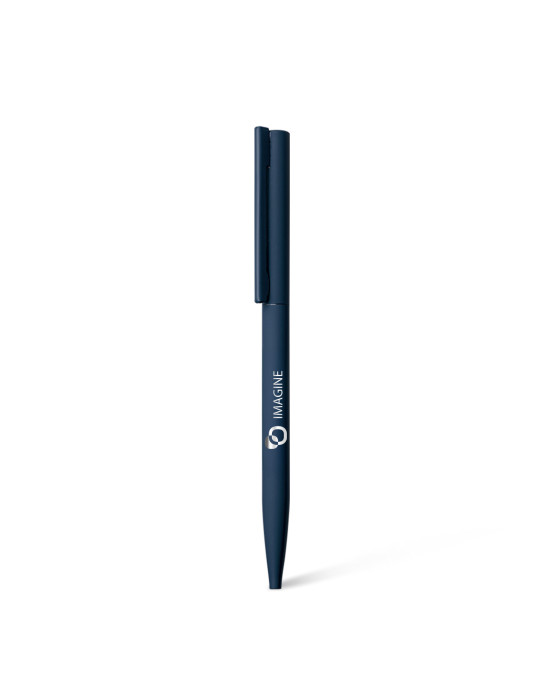 SARI SL - BND78SL - Stylo à bille mince en acier inoxydable recyclé