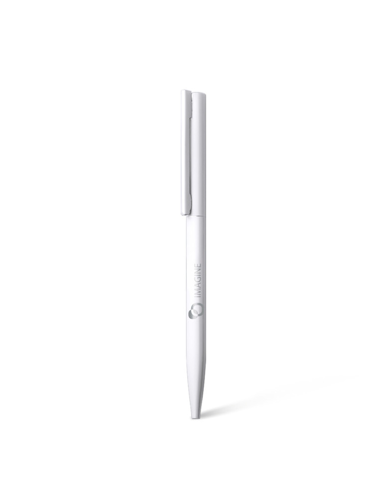 SARI SL - BND78SL - Stylo à bille mince en acier inoxydable recyclé