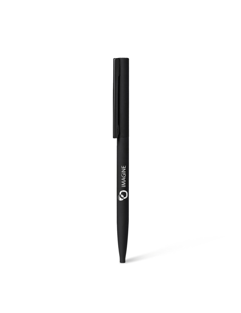 SARI SL - BND78SL - Stylo à bille mince en acier inoxydable recyclé