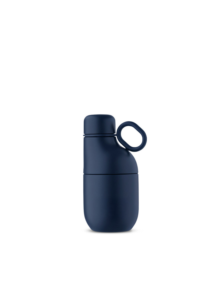 Bouteille-gobelet 2-en-1 Hookipa S 330 ml personnalisée – marine