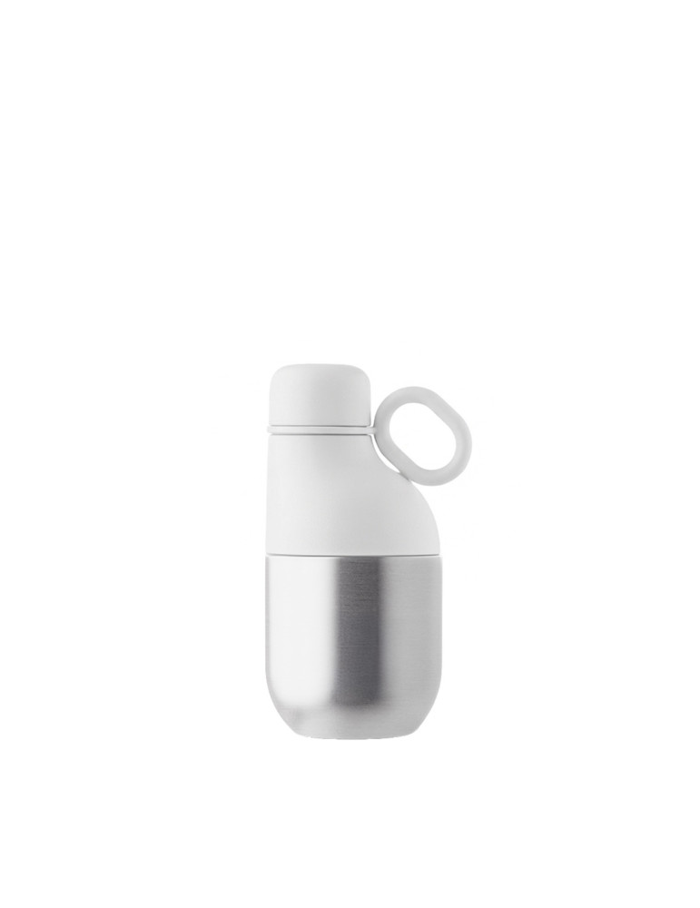 Bouteille-gobelet Hookipa S 330 ml avec personnalisation – argent