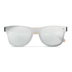 Lunettes de soleil personnalisées pour entreprises - ALOHA Matières : Polycarbonate (PC) Couleurs : argenté brillant cadeau coll