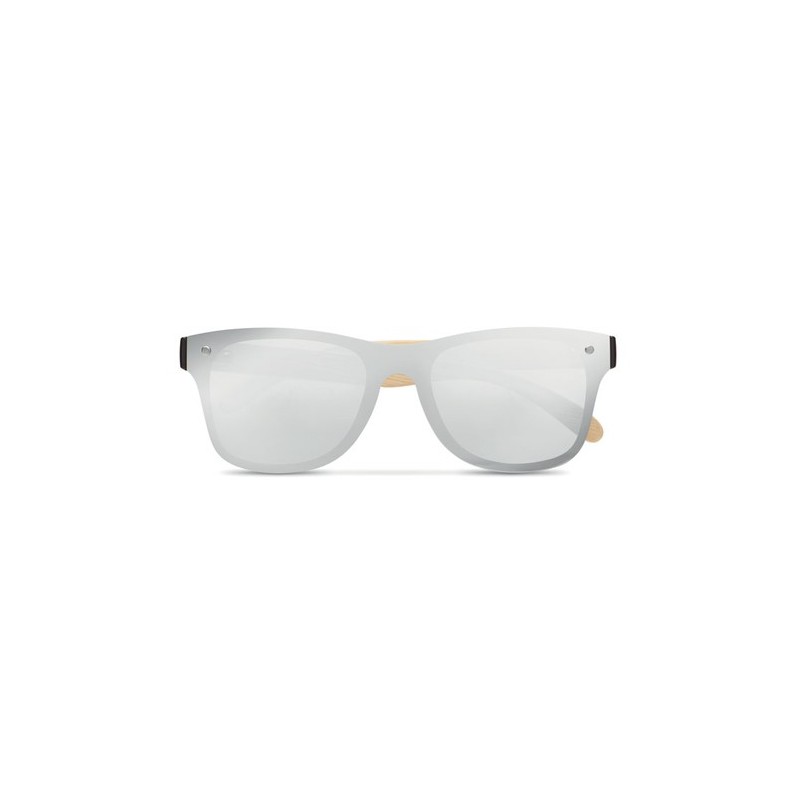 Lunettes de soleil personnalisées pour entreprises - ALOHA Matières : Polycarbonate (PC) Couleurs : argenté brillant cadeau coll
