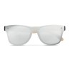 Lunettes de soleil personnalisées pour entreprises - ALOHA Matières : Polycarbonate (PC) Couleurs : argenté brillant cadeau coll