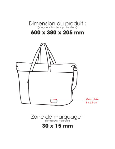 Sac ZENITH 30 L de sport, shopping et week-end 2