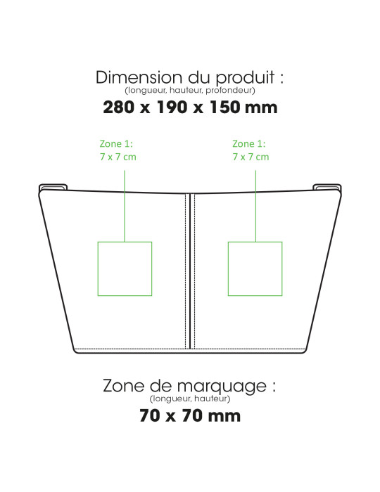 Sac isotherme repas ALLDAY 8 L personnalisable