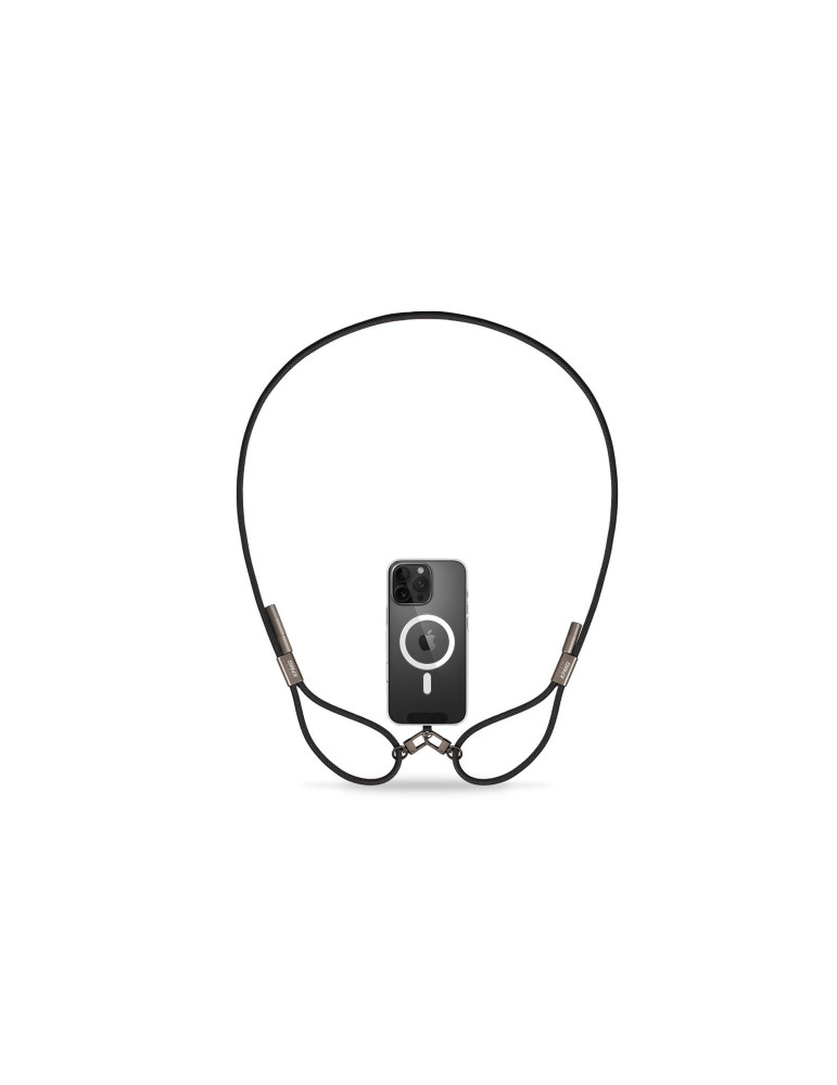 Câble de recharge PEDRO L 60 W et dragonne réglable – argent
