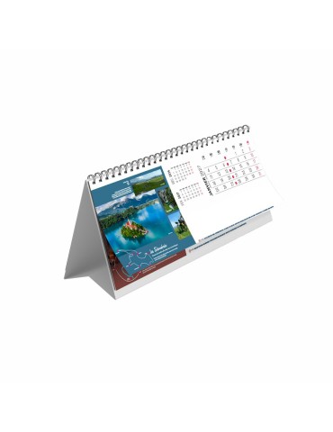 Calendrier chevalet de bureau 2027 Errance personnalisé 2