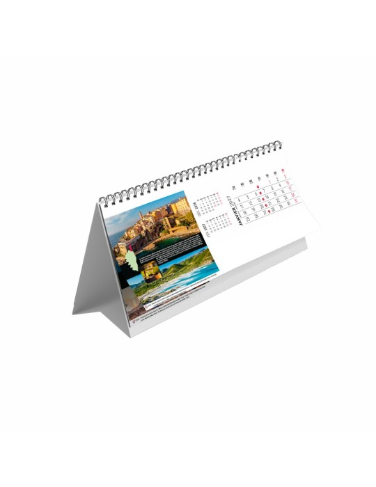 Calendrier chevalet de bureau 2027 Une île de beauté