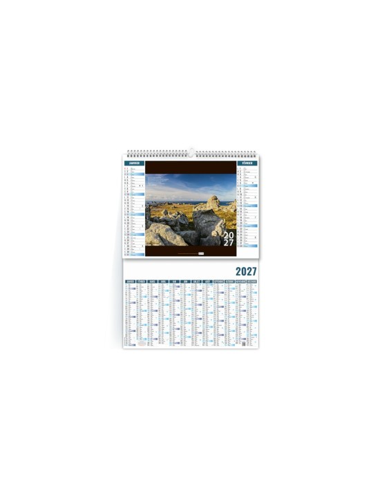 Calendrier illustré 2027 Calme à personnaliser