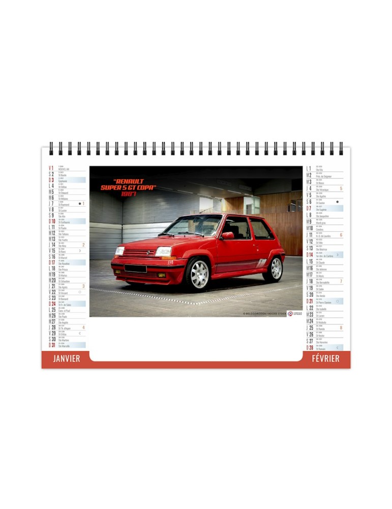 Calendrier chevalet 2027 Vitesse à personnaliser