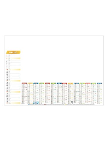 Sous-main annuel Variable personnalisable