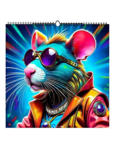 Calendrier illustré 2027 ZANIMOS POP'ART personnalisable