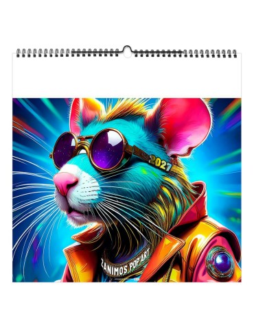 Calendrier illustré 2027 ZANIMOS POP'ART personnalisable 2