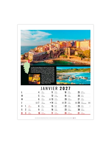 Calendrier illustré 2027 HUBERT avec personnalisation 2