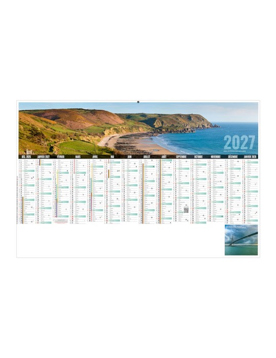 Calendrier illustré 2027 LIBRE CHOIX NORMAND personnalisé