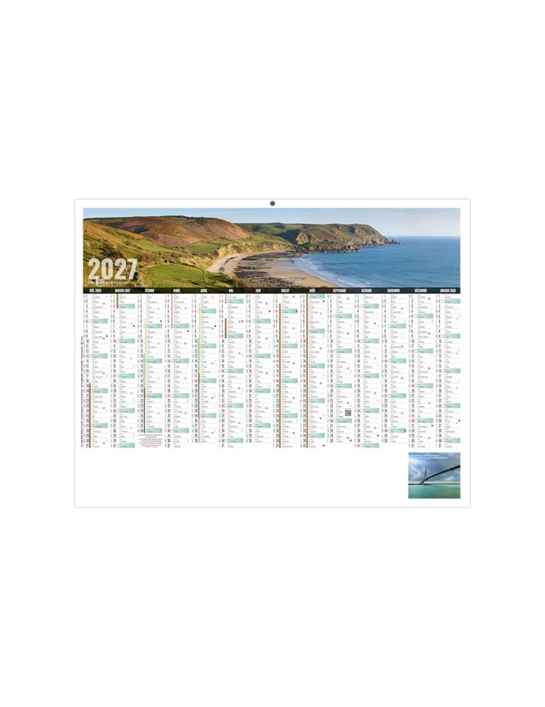 Calendrier illustré 2027 LIBRE CHOIX NORMAND personnalisé