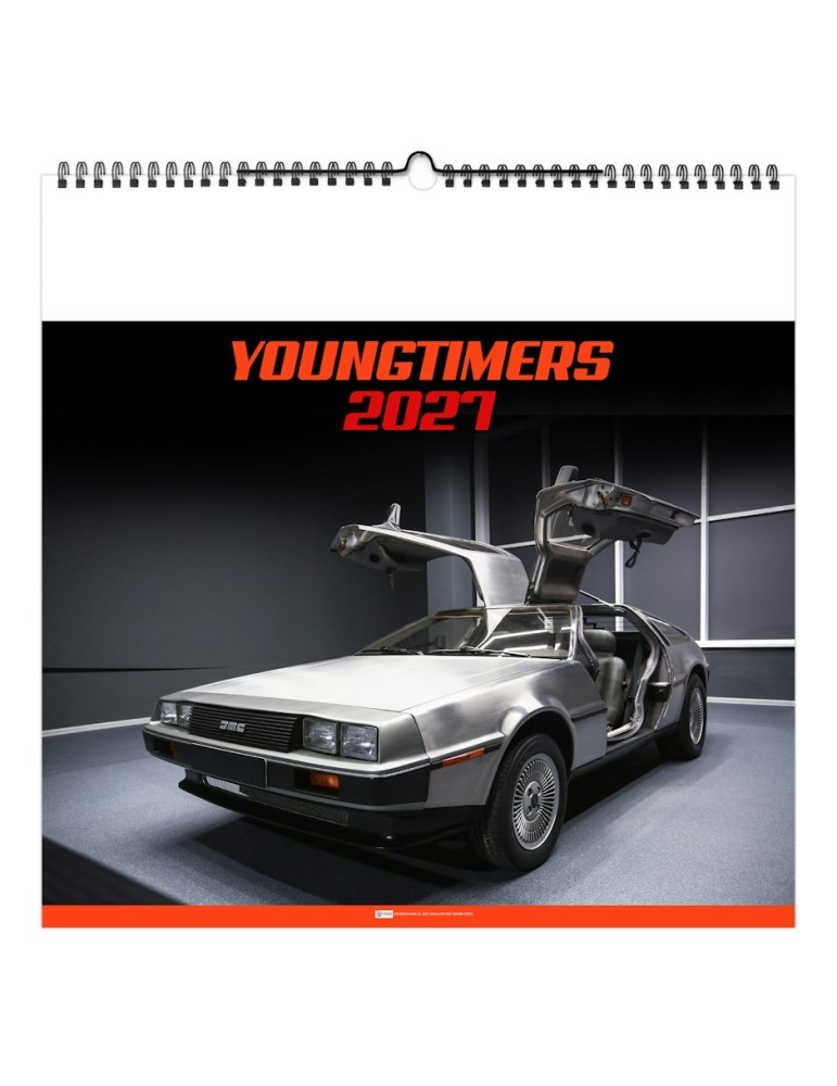 Calendrier illustré 2027 YOUNGTIMERS personnalisable