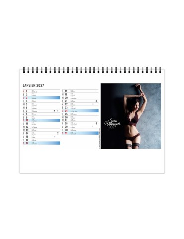 Calendrier chevalet 2027 Sous-vêtement avec logo 2