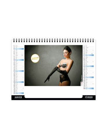 Chevalet de bureau 2027 personnalisé À fleur de peau 2