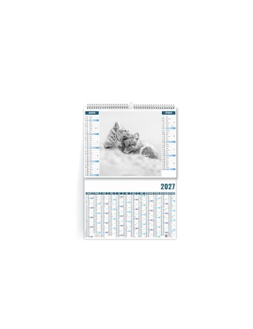 Calendrier illustré bancaire 2027 Pôle personnalisé