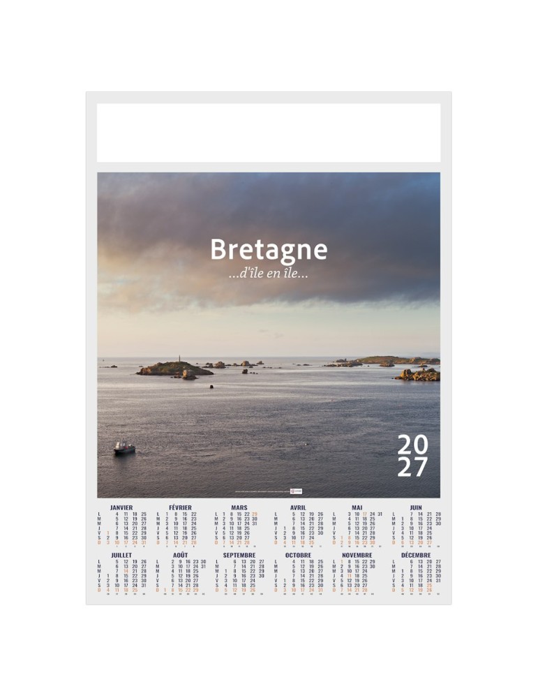 Poster calendrier 2027 Spot personnalisable