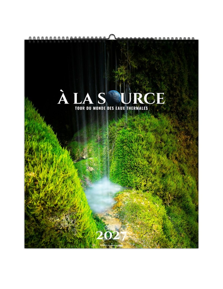 Calendrier illustré 2027 personnalisé À la source