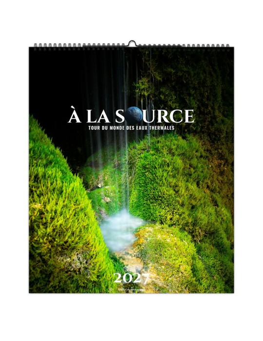 Calendrier illustré 2027 personnalisé À la source