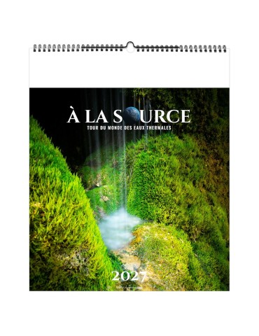 Calendrier illustré 2027 personnalisé À la source 2