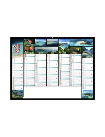 Calendrier bancaire 2027 personnalisé Jeanne 2