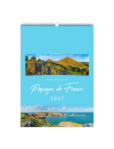 Calendrier Paysages de France 2027 personnalisé