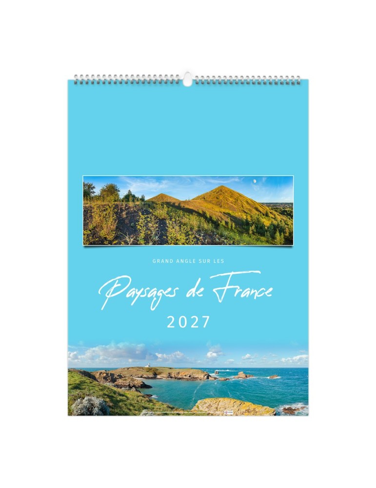 Calendrier Paysages de France 2027 personnalisé