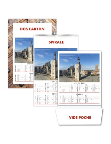 Calendrier illustré Romy 2027 à personnaliser