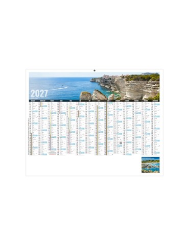 Calendrier illustré 2027 personnalisé Libre Choix Corse 2