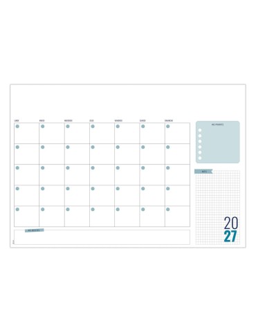 Sous-main calendrier 2027 personnalisable To Do List
