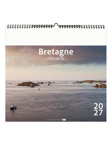 Calendrier illustré 2027 BRETAGNE D'ÎLE EN ÎLE 2
