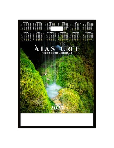Poster calendrier 2027 SOINS à personnaliser
