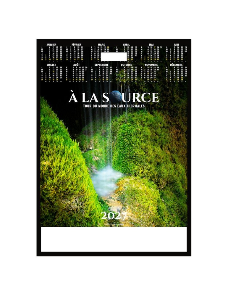 Poster calendrier 2027 SOINS à personnaliser