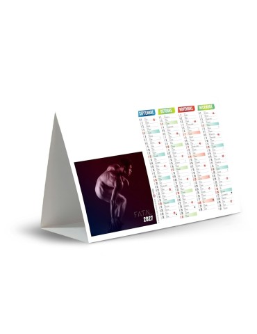 Calendrier chevalet de comptoir 2027 MECS avec logo