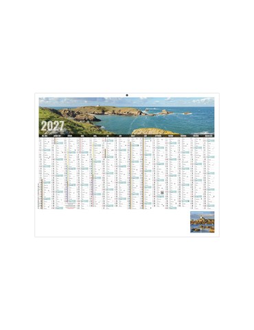 Calendrier illustré 2027 LIBRE CHOIX BRETON personnalisé 2