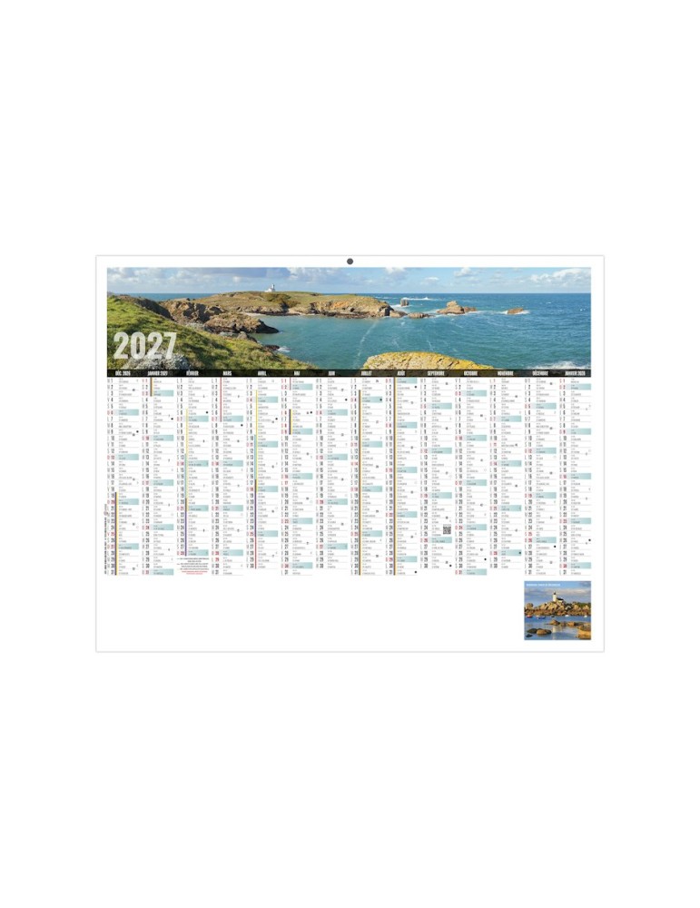 Calendrier illustré 2027 LIBRE CHOIX BRETON personnalisé