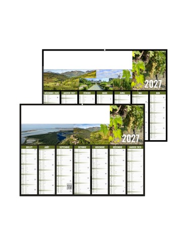 Calendrier bancaire 2027 personnalisé AYMERIC