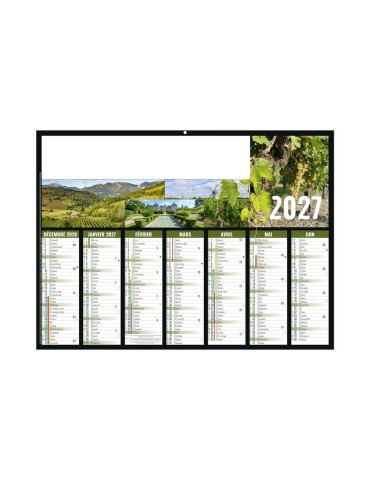 Calendrier bancaire 2027 personnalisé AYMERIC 2