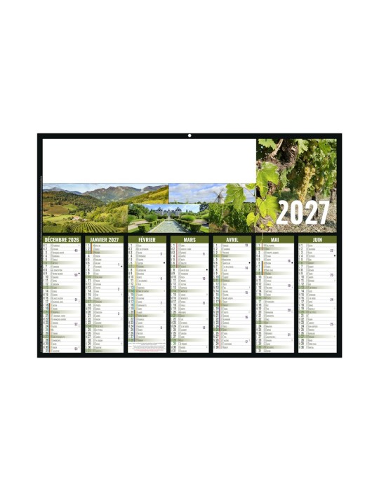 Calendrier bancaire 2027 personnalisé AYMERIC